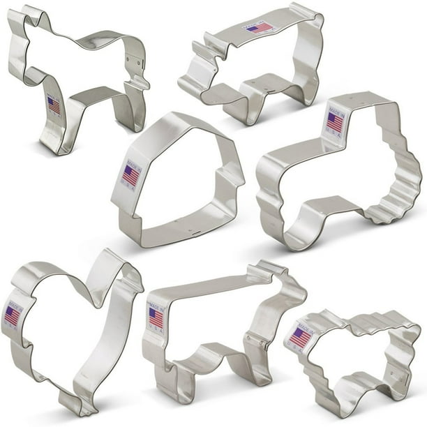USA Ann Clark Donkey 3 7/8 inch Cookie Cutter Tin Plated Steel USA Ann Clark Donkey 3 7/8 inch Cookie Cutter Tin Plated Steel
